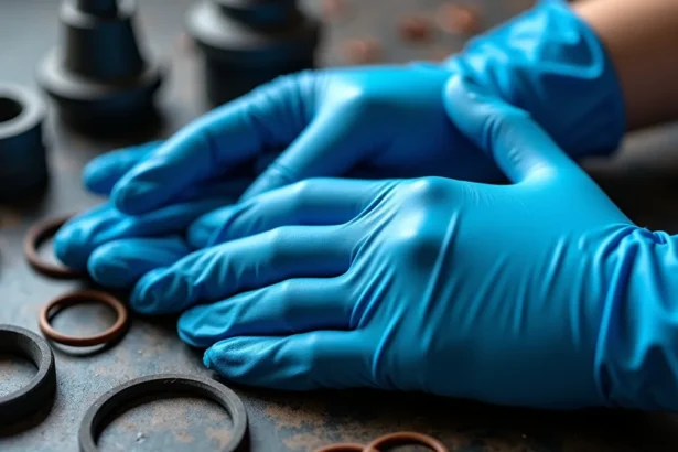 what is nitrile made from