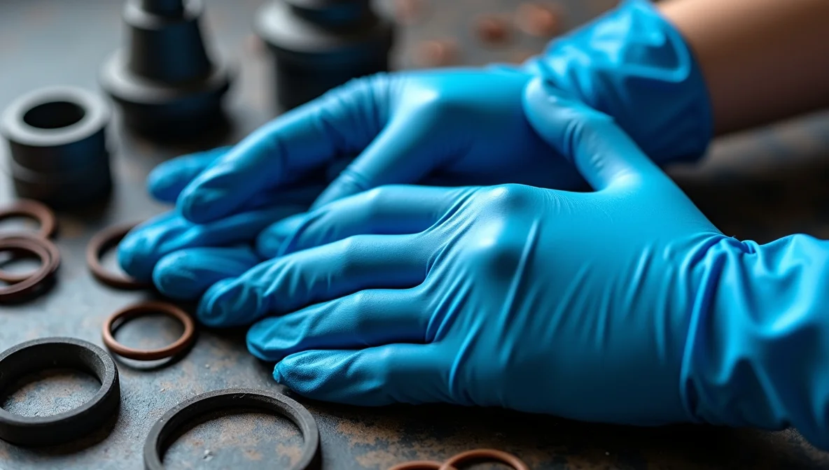 what is nitrile made from