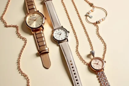 watches and necklaces