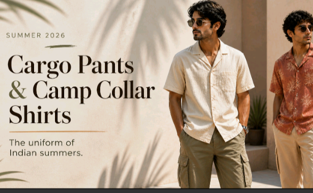 cargo pants camp collar shirts