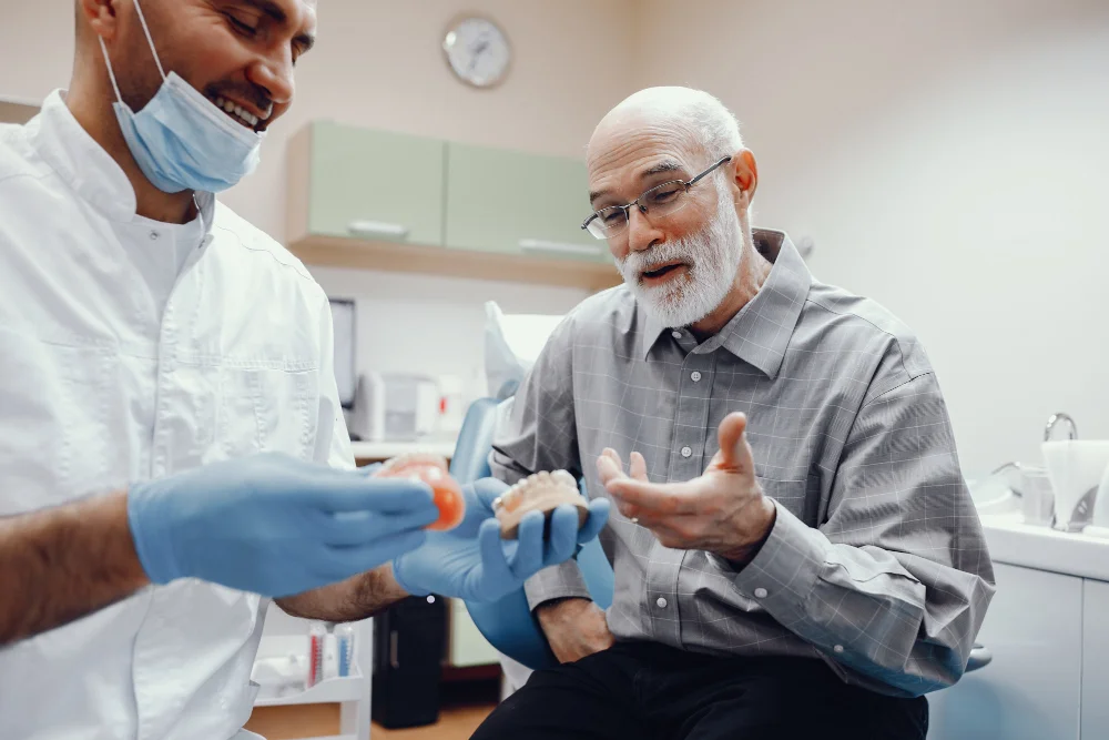 dentures implants care